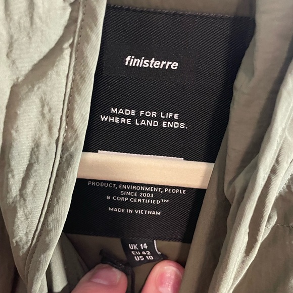 Khaki Women's Puffer Jacket - Picture 5 of 5